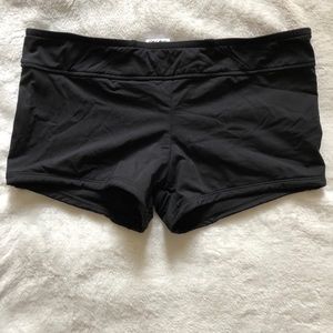 Black swim boy short